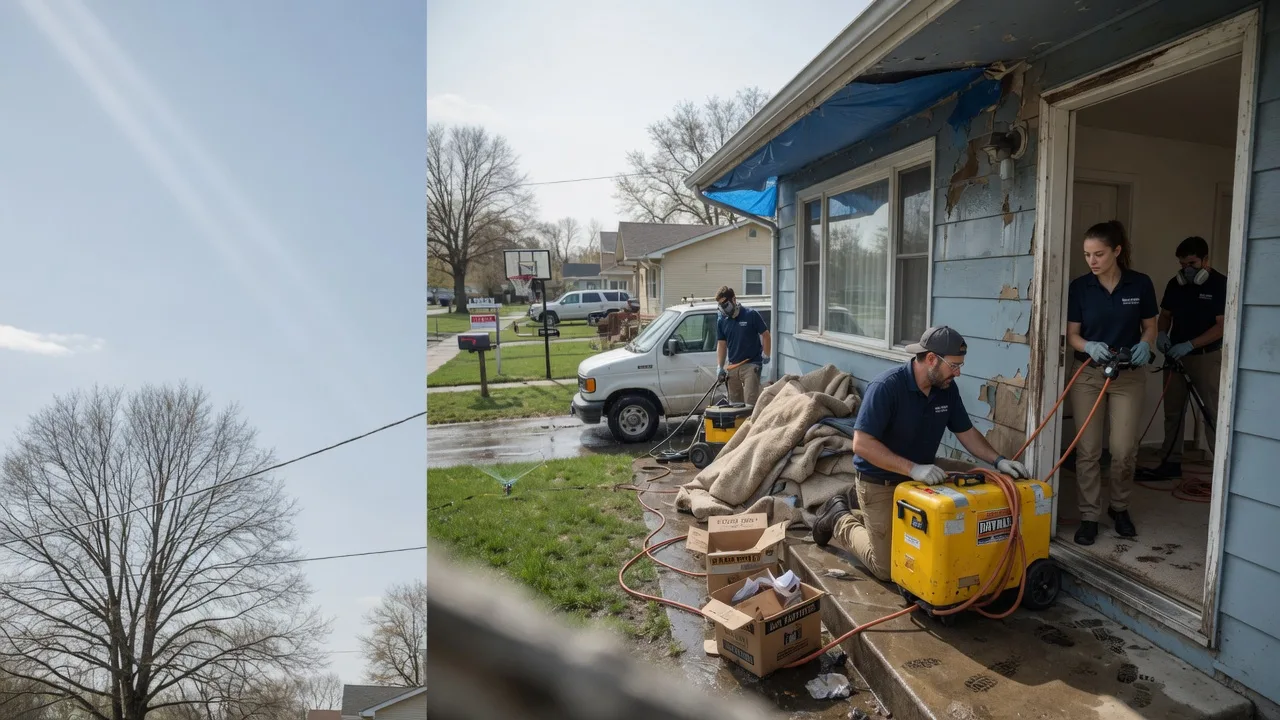 Basement Flood Cleanup in Porum, OK near me